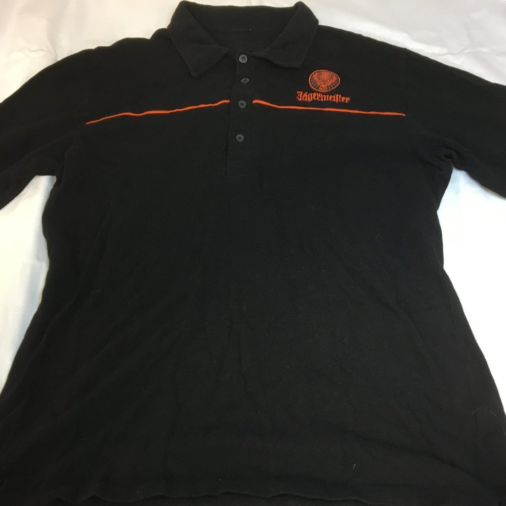 Vintage 90s Jagermeister Authentic SS Button Down Polo Bartender Men's S-M